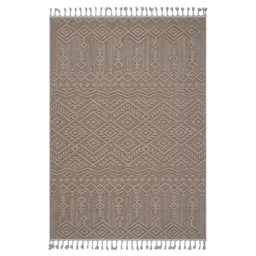 Guros 4X6 Natural  Traditional Indoor  Outdoor Area Rug