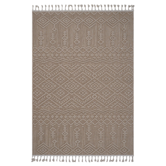 Guros 4X6 Natural  Traditional Indoor  Outdoor Area Rug