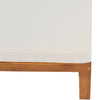 5-Piece Outdoor Sectional Sofa Set Solid Acacia Wood Beige with