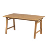 Extendable Acacia Wood Outdoor Dining Table