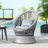 Luna Round Wicker Lounge Chair