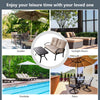 Cushioned Loveseat & Coffee Table Set, Beige