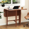 Convertible Drop-Leaf Dining Table, Walnut, Seats 2–4