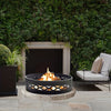 NNETM Fire Pit Ring for Outdoor Wood Burning