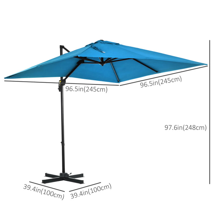 Shade adjustment from the ground