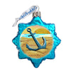 Coastal Mercury Glass Ornament - Handcrafted Holiday Keepsake