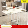 Fold-Flat Rectangular Dining Table, No Assembly