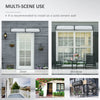 Clear Polycarbonate Front Door Canopy, 79 × 38 in.