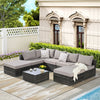 Outdoor Patio Seating Set 8-piece set with Cushions for Patio, Garden