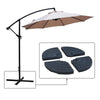 145 lb Weighted Cantilever & Offset Patio Umbrella Base