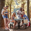 Gray HDPE Picnic Table & Bench Set