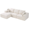 L-Shaped Modular Sectional Sofa with Chaise