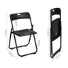 Stackable Folding Chairs, Black — Set of 10
