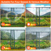 Walk-In Portable Greenhouse with Roll-Up Zipper Door