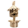 Driftwood Birdhouse on Stand