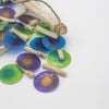 Green & Purple Driftwood & Capiz Shell Wind Chime