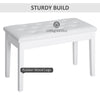 Tufted Storage Bench with Faux Leather Seat