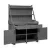 Garden Potting Bench with Storage — Gray