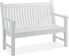 Two Person Weatherproof Poly Lumber Outdoor Bench Seating