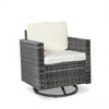 PE Wicker Outdoor Swivel Rocker Chair