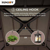 9x9 Cedar Framed Hardtop Gazebo with Polycarbonate Roof