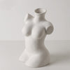 Simple White Porcelain Vase, Nordic Modern Decor