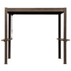 Louvered Grill Pergola with Adjustable Hardtop Roof