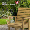 Slatted Rocking Chair — Light Brown