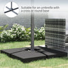 Outdoor Umbrella Base Weight Set, 4-Piece (Bases Only)