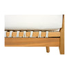 Acacia Wood Lounge Chair with Woven Rope Accents