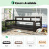 Acacia Wood Porch Swing Bed — Twin Size