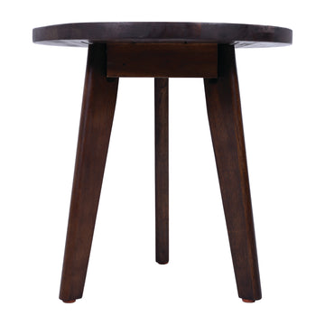 Marina Round Side Table, Solid Acacia Wood
