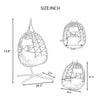 Wicker Egg Chair with Stand — Classic Hang