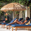 7.5 ft Thatched Tiki Umbrella for Beach & Patio