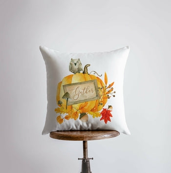 Gather Pumpkin Lumbar Pillow