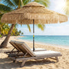 8.5 Ft Thatched Straw Tassel Patio Umbrella