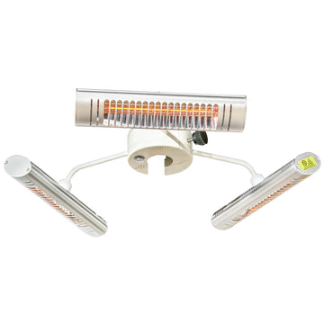 Three-Panel Infrared Patio Heater with Independent Remote Control