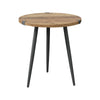 23.6-Inch Round Coffee Table, Mid-Century Modern Accent Table