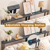 39" Narrow Console Table with Power Outlets & USB (Set of 2)