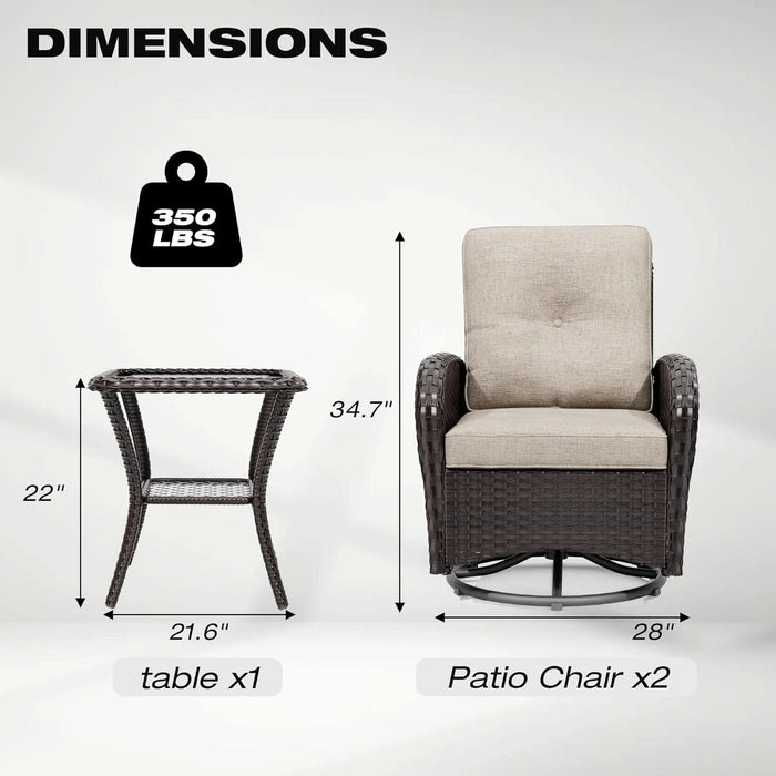Swivel and rocker in one