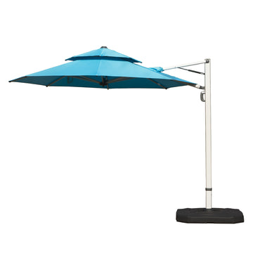 Round Cantilever Umbrella With Center Pole
