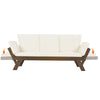 Adjustable Wood Daybed Sofa — Beige