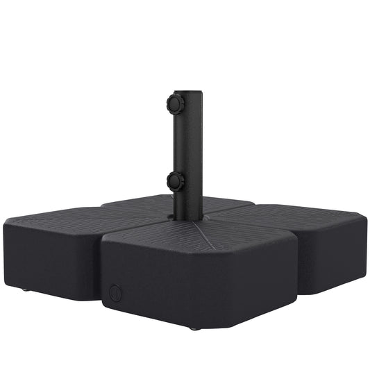 Patio Umbrella Base with Wheels — Black — gallery image 8