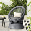 Luna Round Wicker Lounge Chair