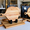 Round Maple Cheese Board