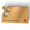 INCLUDE ENGRAVING: 'I Camembert To Be Without You'