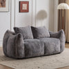 Oversized Bean Bag Lounge Chair with Pillows, Grey