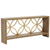 Long Farmhouse Console Table with 2-Tier Storage