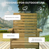 Slatted Rocking Chair — Light Brown