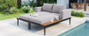 Modern Metal Daybed with Wood Accents
